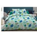 Bedset and quiltcoverset « GINKGO» Beachproducts, fitted sheet, windstopper, Bath- and floorcarpets, ponchot, bathrobe very absorbing, Linen, Terry towels